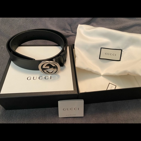 Gucci interlocking G Belt Size 28-30 - Picture 1 of 3